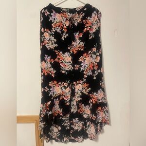 Floral maxi skirt